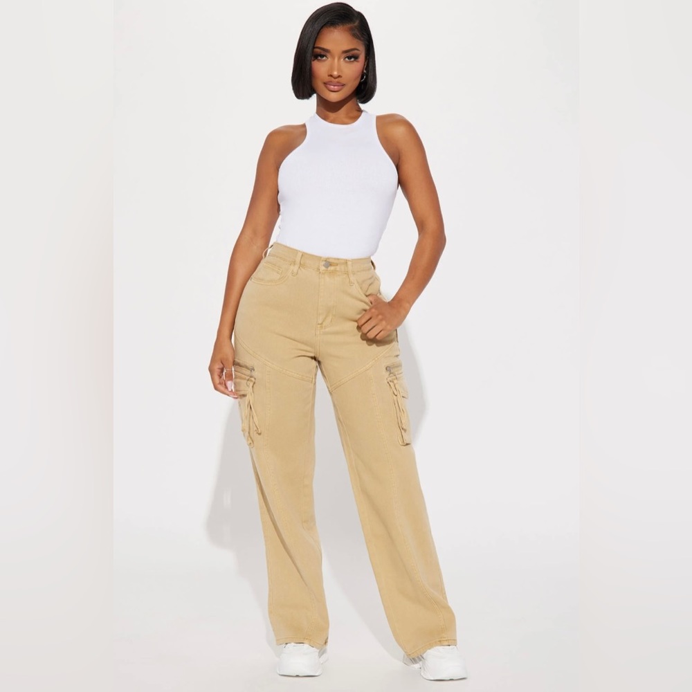 Fashion Nova Cargo Jeans